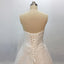 Long Wedding Dress, Sweet Heart Wedding Dress, Lace Bridal Dress, Applique Wedding Dress, Simple Design Wedding Dress, Backless Wedding Dress, LB0324