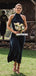 Honest A-line Halter Tea-length Sleeveless Bridesmaid Dress, FC5135