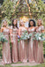 Long Bridesmaid Dress, Sequin Bridesmaid Dress, Mismatched Bridesmaid Dress, Dress for Wedding, Sparkle Bridesmaid Dress, DA851