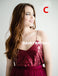 Newest Sequin Top A-Line Two Pieces Tulle Mismatched Bridesmaid Dresses, D1181