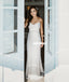 Spaghetti Straps Mermaid Beaded Sequin Backless Charming Wedding Dress, FC1998